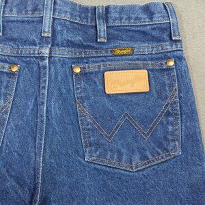 Wrangler Jeans Men's 31x36 Fits 30x35 Blue 936DEN Cowboy Cut Slim Denim Western